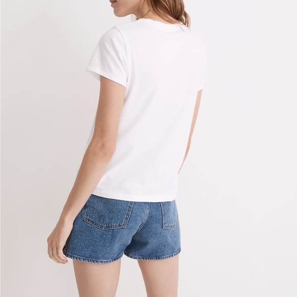 Madewell north side vintage tee shirt white chalk nwot - Picture 3 of 5